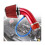 Car Kit 3inch Pipe Automotive Filter Induct Low Hose And ,red 2
