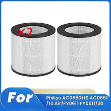 2 Pcs Cleaner Filter for Philips AC0650/10 AC0651/10 Air/FY0611