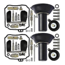 (B-2SET) Carburetor Repair Kit Compatible with Yamaha V-Star 650 XVS650 XVS65A 1998-2014 & XV250 1995-2007 & XVS400 Motorcycle Models