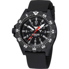 KHS - Armbanduhr - Shooter MKII mit Silikonband Schwarz - KHS.SH2OT.SB