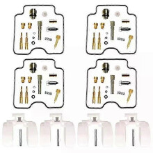 (C) Applicable FOR Suzuki GSX600F GSX600FU 1998-2006 GSX 600 GSX600 F Motorcycle carburetor repair kit plunger diaphragm needle valve float