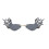 Flame Sunglasses Novelty Flame Sunglasses Rimless Sunglasses gray 2