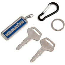 787 Komatsu Equipment Key Sets with Key Pendant - Craft-ignition Key for Komatsu (2 Pcs)