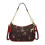 (Coffee color) Small square bag one-shoulder crossbody handbag 1