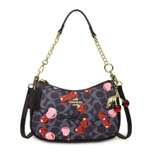 (Blue) Small square bag one-shoulder crossbody handbag