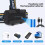Living And Home LED Headlight, 8 modes, USB Rechargeable IPX4 5