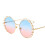 Sunglasses Round Frame Pearl C2 gold frame 5