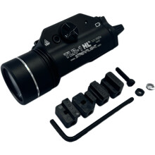 TLR-1 Pistol Light Rechargeable LED Flashlight with Strobe Mode, Compatible with Picatinny and GL Rails