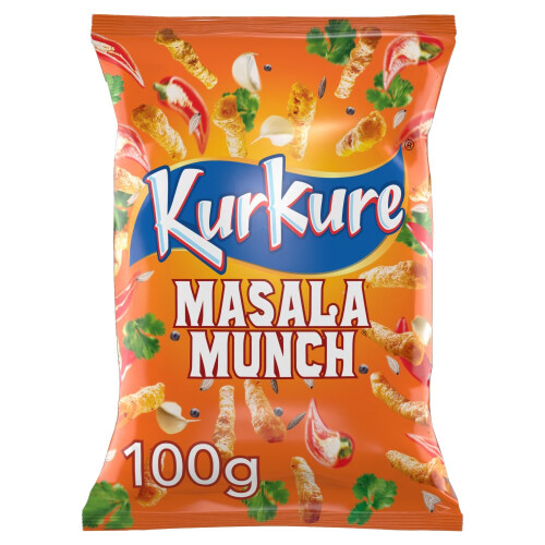 Kurkure Masala Munch Sharing Snacks Crisps 100g (Pack of 15) 1