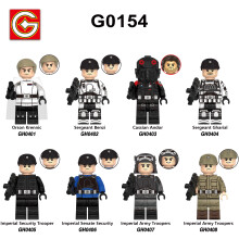 8pcs Planet Series Empire Security Forces Assemble Building Blocks and Doll Toys Fits Lego