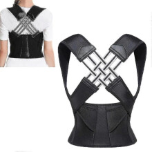 (XXL) Adjustable Back Posture Belt Office Home Gym Unisex, Back Straightener Posture Corrector, Back Brace Compatible Posture Tw