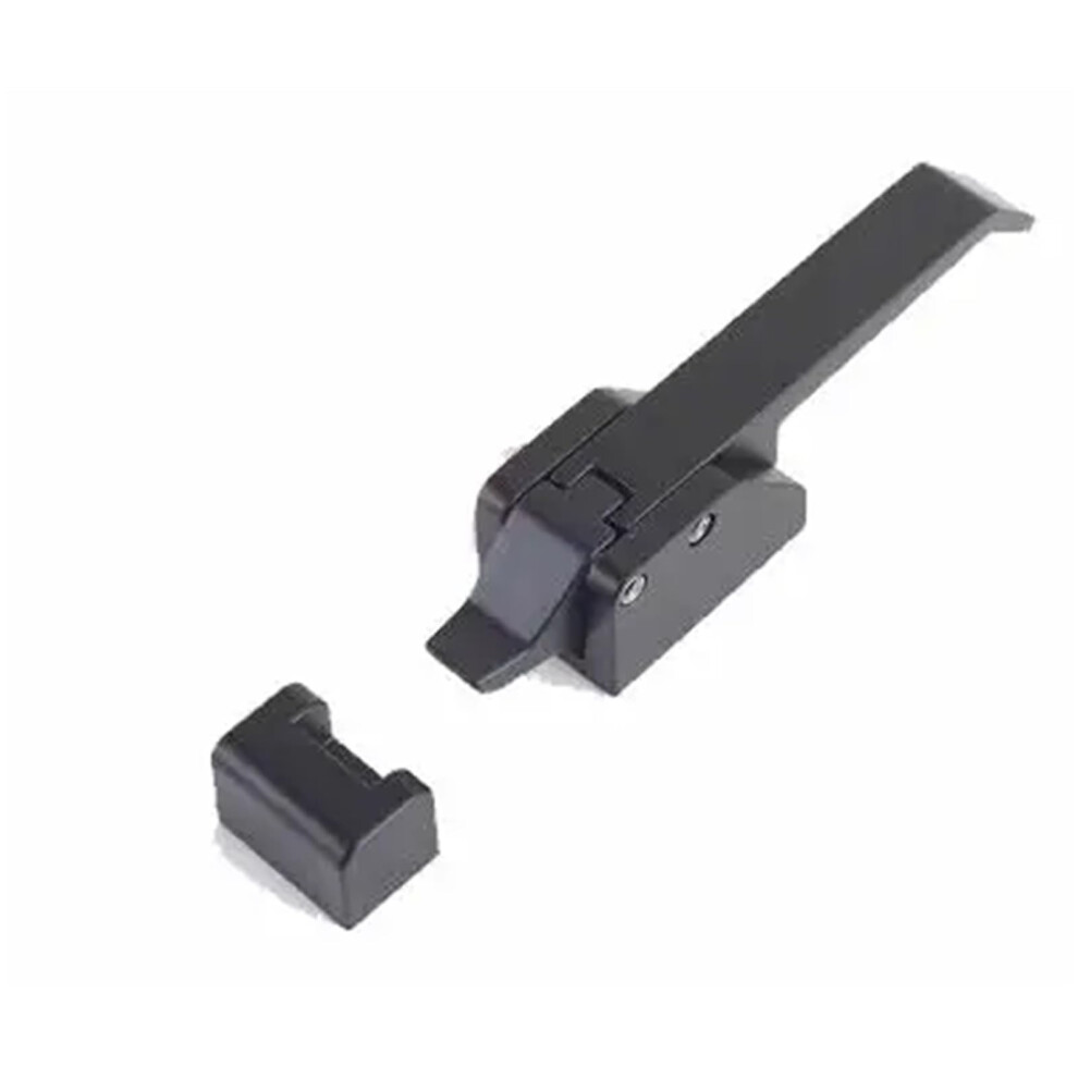 Dk615 Door Cabinets Freezer Handles Hasps Buckle Strong Industrial Cabinet Lock 1Pcs(Black No Key) 940534702011