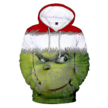 (2XL, Pattern C) 3d Grinch Hoodie Men Women Casual Hooded Pullover Sweatshirt Friends Xmas Gift Tw