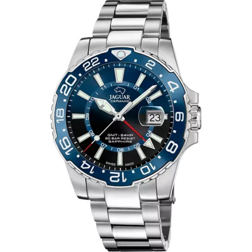 Jaguar Jaguar - J1011/2 - Wrist Watch - Men - Quartz - Ceramic GMT
