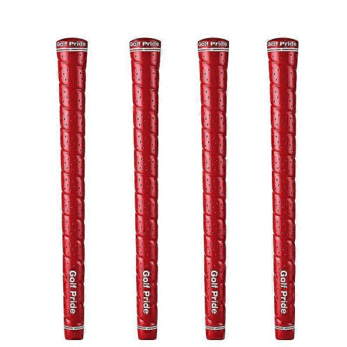 (RED) Golf Pride Set of 4 Tour Wrap 2G Golf Pride Grips