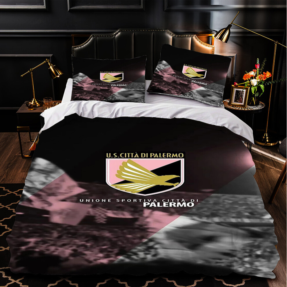 (04, 220*240) European World Cup football logo bedding three-piece set-image-OPC-PJ5WRKN-NEW
