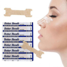 Pack Of 100 Better Breath Nasal Plasters: Effective Nasal Strips Against Snoring