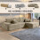 MN Furniture (Camel) Modern Smart Left/Right Corner Sofa in a Box 1