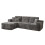 MN Furniture (Grey) Modern Smart Left/Right Corner Sofa in a Box 6