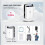 Portable Oxygen Machine 1-5LMin for Travel Use 90%±3% with Battery 8