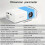 (UK, Yellow) YG300 Mini HD Home Projector Home Cinema Computer Mobile Projector 5