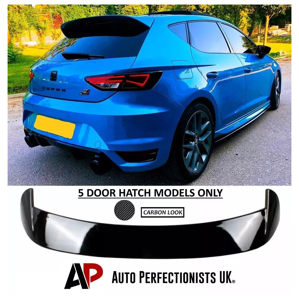 For Seat Leon Mk3 5F Rear Boot Roof Spoiler Wing Cupra 5Dr 2012-20 5061072660849