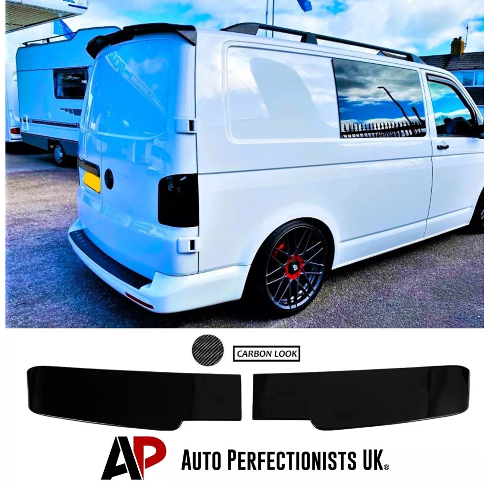 For Vw Transporter T6 Rear Twin Barn Door Roof Spoiler Wing Body Kit 5061072663147
