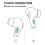 Bluetooth Earbuds Noise Cancelling Touch Screen Headphone with Wireless Charging Case Waterproof Earphone for Workout 3