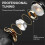 Bluetooth Earbuds Noise Cancelling Touch Screen Headphone with Wireless Charging Case Waterproof Earphone for Workout 4