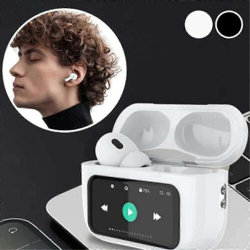 Bluetooth Earbuds Noise Cancelling Touch Screen Headphone with Wireless Charging Case Waterproof Earphone for Workout 1