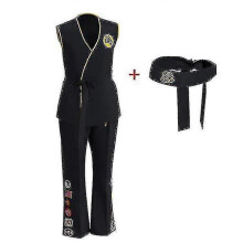 (150 cm)Anime Game Kof   Costume Cobra Kai Val Armorr Karate Uniform Tw