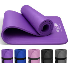 20mm Extra Thick NBR Yoga Mat 183x61cm Non-Slip Fitness Exercise Mat