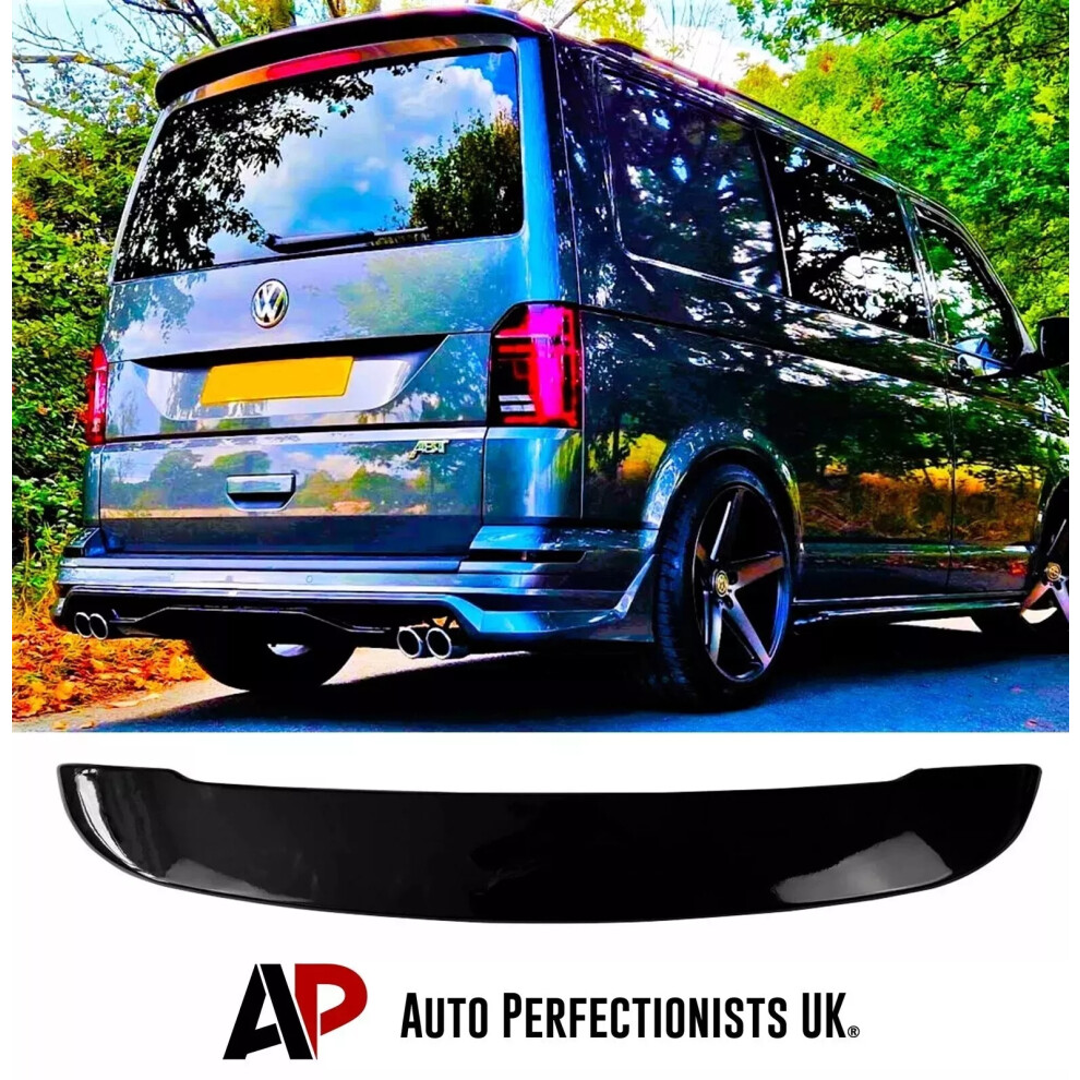 VW Transporter T6 Black Tailgate Type Roof Spoiler Wing Lip Body Kit-image-OPC-PJ5WTCP-NEW