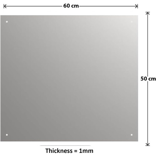 BELOFAY 1mm Brushed Stainless Steel Splashback 2