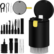 (Black) Cleaner Kit Multifunctional 20 in 1 for Electronic Devices,Keyboard Cleaning Brush, Headphones Cleaner Kit for Laptop,Multi-Tool