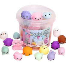 24pcs Squishy Toy Cute Animal Antistress Ball  Mochi Toy Stress Relief Toys Tw