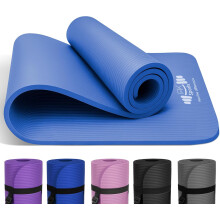 20mm Extra Thick NBR Yoga Mat 183x61cm Non-Slip Fitness Exercise Mat
