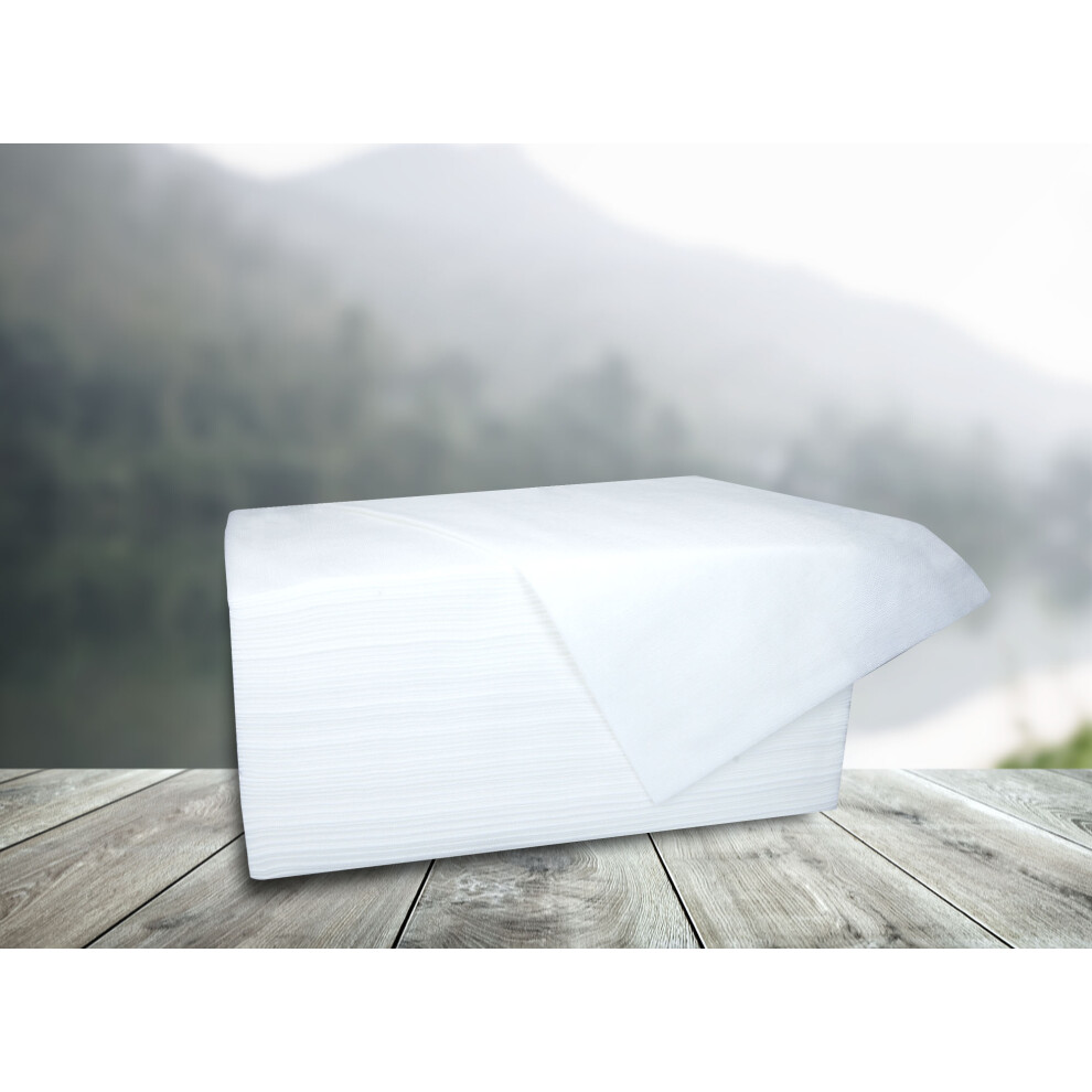 Eko Higiena White 70X40 Basic Extra Disposable Hairdressing Towels 50Pcs Per Pack