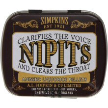 Simpkins Nipits Menthol Liquorice Pellets 12g