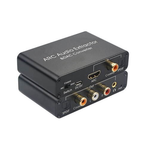 192KHz DAC Converter, HDMI ARC Audio Extractor