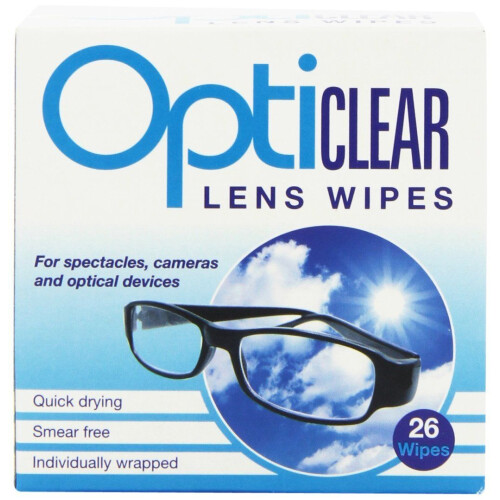 Wipes For Glasses Spectacles & Cameras Optical Devices