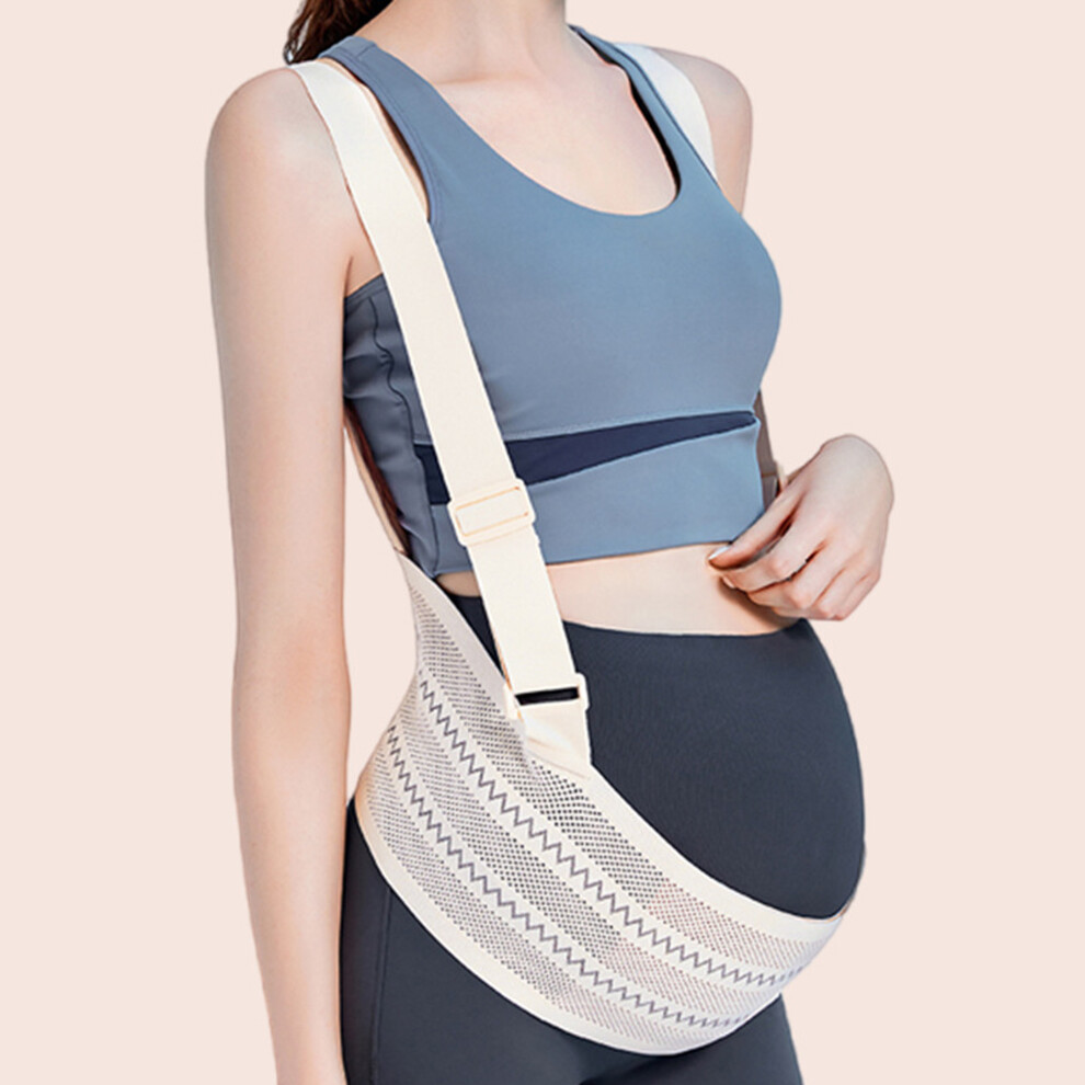 (Beige, L (suggested 50-60kg)) Antenatal periodCuddleBug Baby Sling Carrier for Newborns UK-image-OPC-PJ5WTXM-NEW