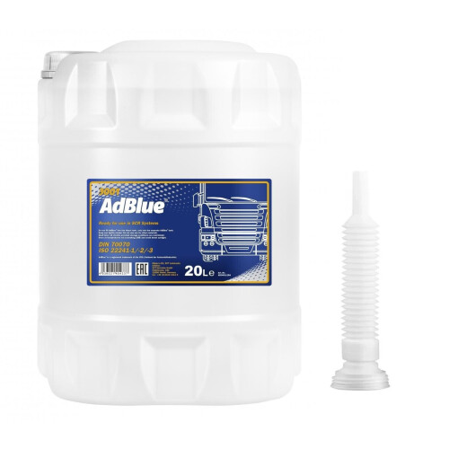 MANNOL MANNOL AdBlue 20L with Spout DEF Solution- AD3001-20 Urea