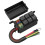 6-Way Automobile Modified Fuse Relay Box Automobile Modified Fuse Relay Panel, Suitable for Automobi 1
