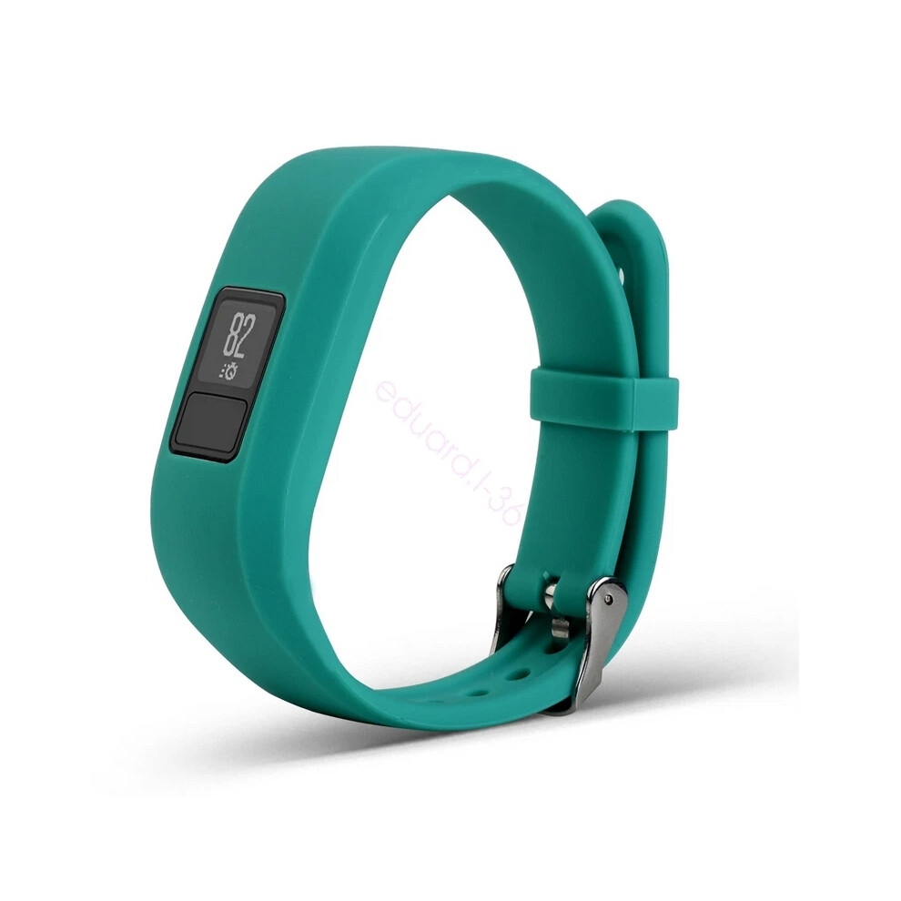 (Mint, S) Replacement Colour strap Garmin JR / JR 2 / VivoFit 3 Wristband Metal Buckle New-image-OPC-PJ5WXCM-NEW