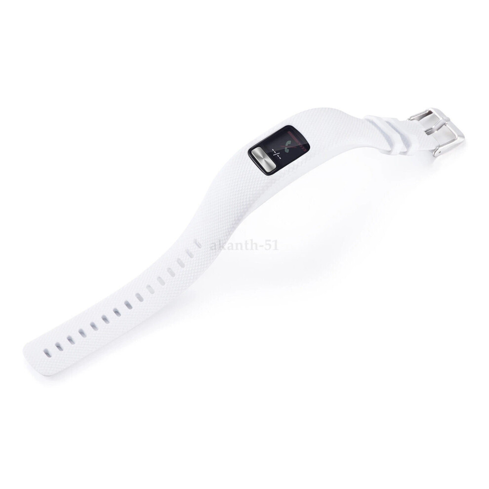 (, L) Garmin Vivofit 4 Strap Replacement Quality Fitness Tracker Wristband Bracelet Hot White 4069369086328