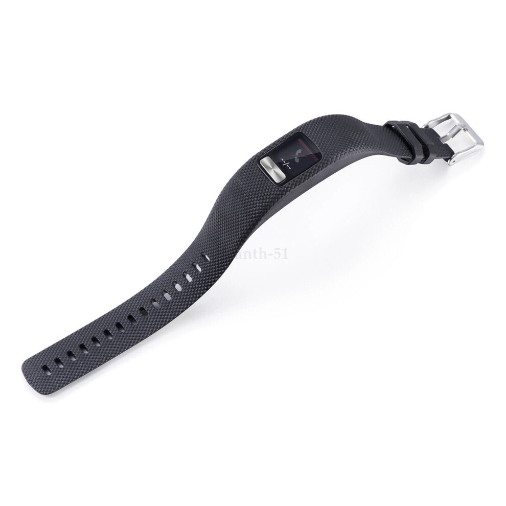 (, L) Garmin Vivofit 4 Strap Replacement Quality Fitness Tracker Wristband Bracelet Hot Black 4069369086168