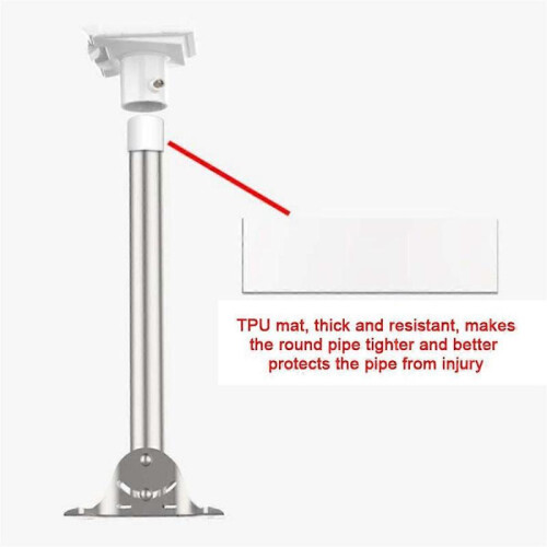 Satellite Bracket Round Tube Adapter for Gen 3 Pipe Adapter Buckle Design for Gen 3 Bracket Adapter 1
