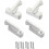 4pcs Security lock Window Rotation Limiter with Screws White 1