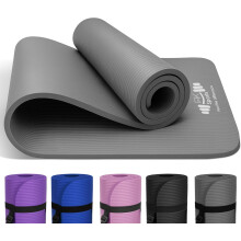 20mm Extra Thick NBR Yoga Mat 183x61cm Non-Slip Fitness Exercise Mat